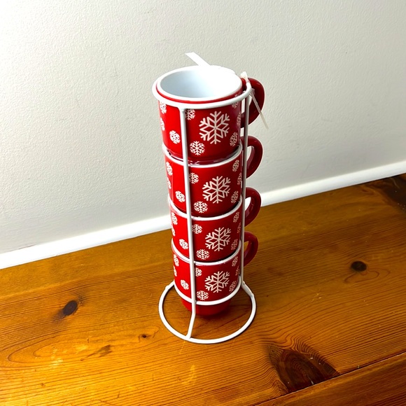 Signature Christmas Mugs in a tower - Expresso - Picture 3 of 6